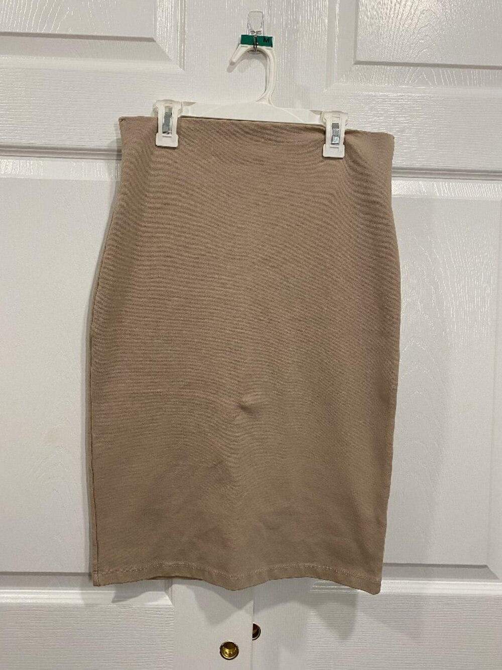 Nude Pencil Skirt